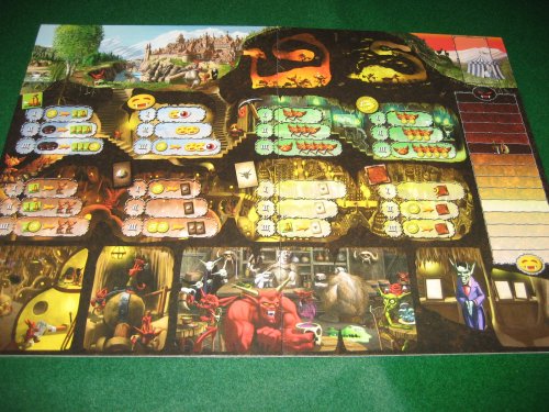 [Central game board]