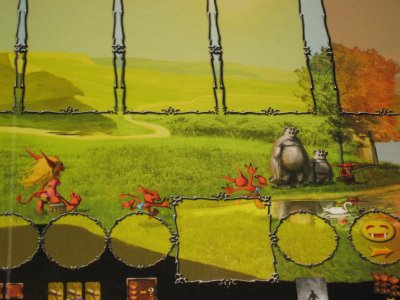 [Closeup of the progress board]